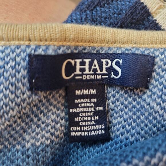 Chaps- Women's Aztec Southwest Print Sweater- Size Medium - Picture 7 of 8